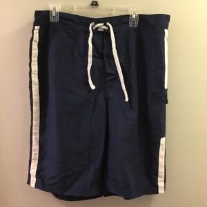 MLB Detroit Tiger men’s swim shorts XXL navy white